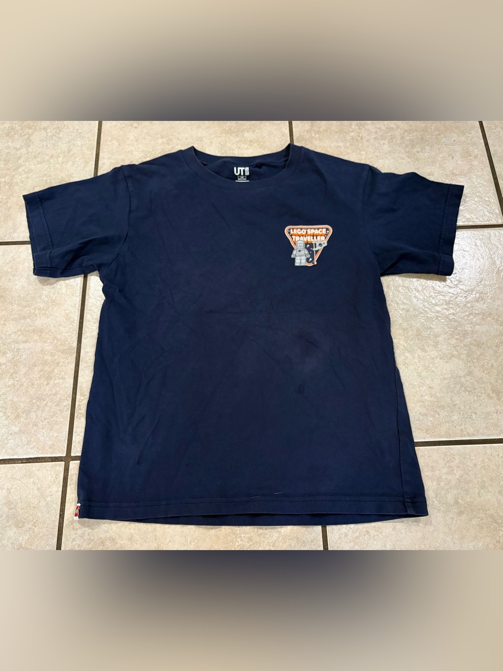 UNIQLO Kids Navy 'LEGO Space Traveller' Graphic Tee